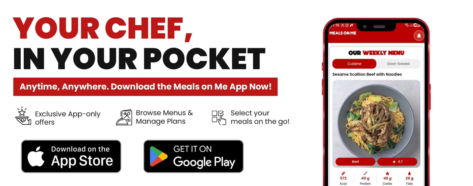 Get Meals on Me App